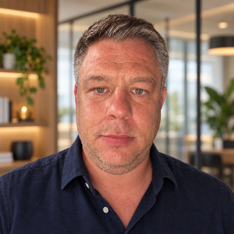 Porträt von Florian Hanke, Gründer von Nuvario